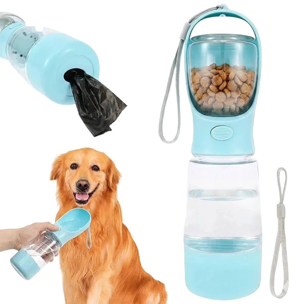 食器・餌やり・水やり用品 NEIGHBORHOOD DOG TRAVEL BOTTLE 4-in-1 Dog Travel Water Bottle with Food Storage – PetUseful