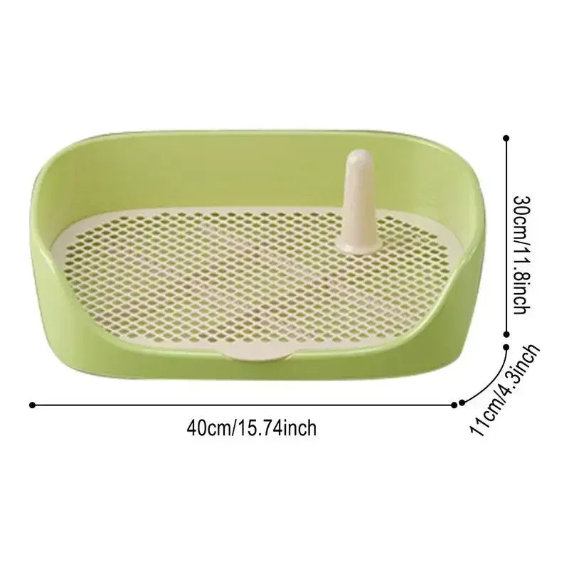 Portable Dog Potty Tray Large Indoor Pet Litter Box Puppy Training Toilet Pad Holder Pet Toilet for Puppies Dogs Pet Accessory