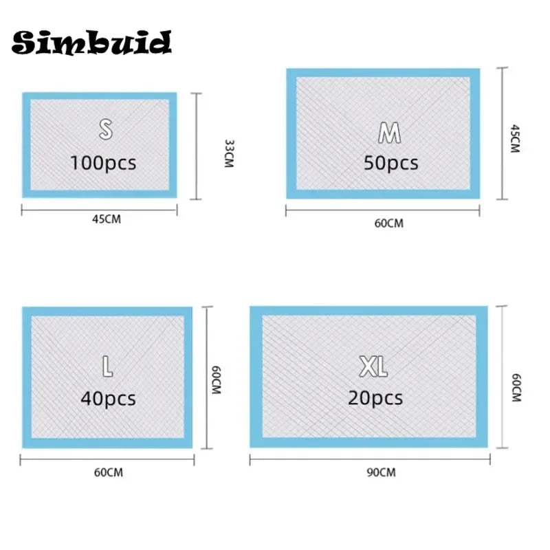 Quick-dry dog pee pad for puppy training Super absorbent puppy pee pad for indoor use