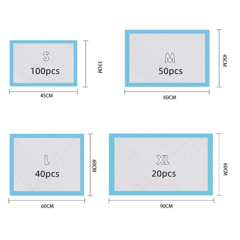 Quick-dry dog pee pad for puppy training Super absorbent puppy pee pad for indoor use