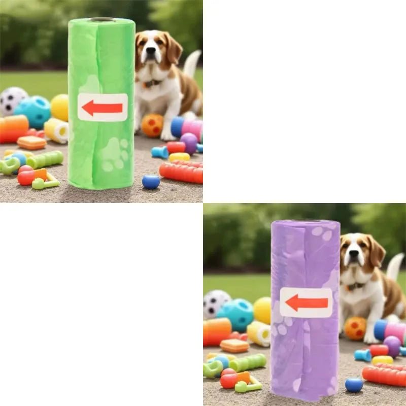Dog Poop Bags Biodegradable Pet Garbage Bag Cat Doggie Outdoor Home Clean Refill Garbage Poop Bag Pet Supplies