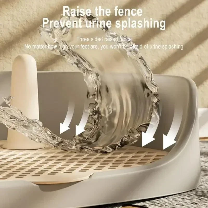 Portable Dog Potty Tray Large Indoor Pet Litter Box Puppy Training Toilet Pad Holder Pet Toilet for Puppies Dogs Pet Accessory