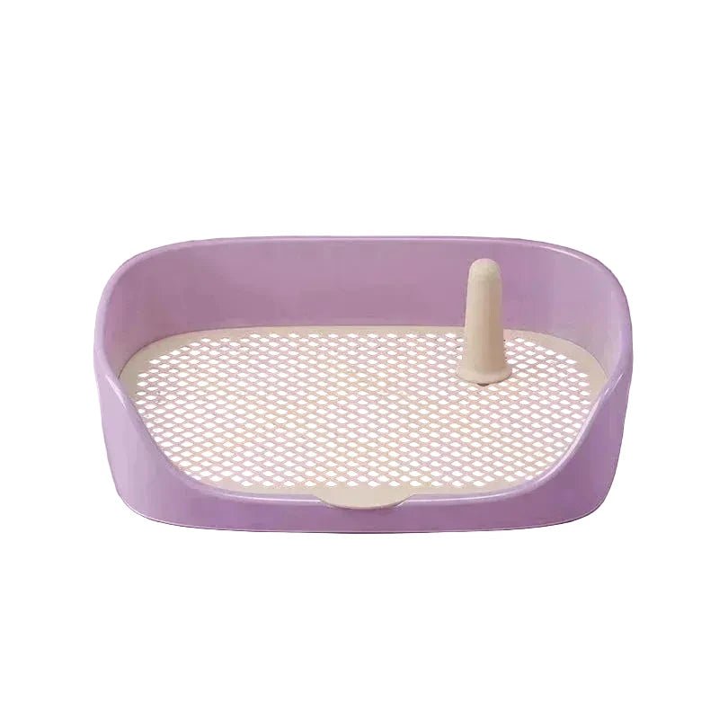 Large portable dog potty tray for puppy training and indoor use