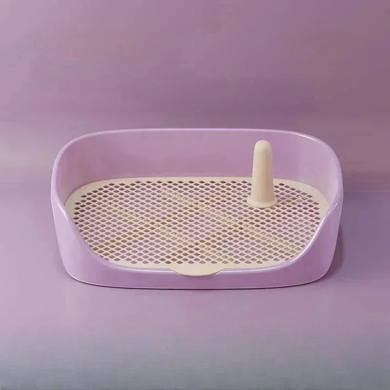 Portable Dog Potty Tray Large Indoor Pet Litter Box Puppy Training Toilet Pad Holder Pet Toilet for Puppies Dogs Pet Accessory